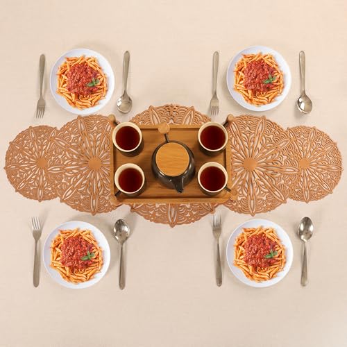 Image of Homerz Premium Table Runner, PVC, Size- 92x34 cm | Waterproof, Heat Resistant, Non-Slip, Easy to Clean Soft Table Runner for Coffee Table, Dining Table and Centre Table. (Universe)