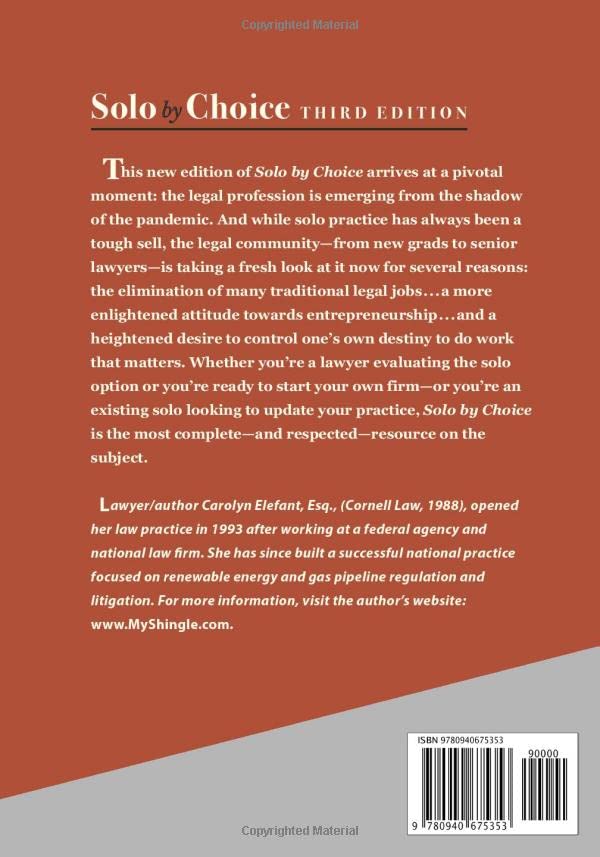 Solo by Choice: How to Start Your Own Law Firm, and Be the Lawyer You Always Wanted to Be - Image 2