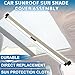 A ABSOPRO Car Sunroof Sun Shade Cover Assembly No.3C8877307D for VW Passat CC 2009-2012 Plastic Beige
