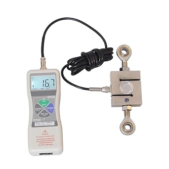 DS2-S 0-5000N High Precision Digital Display External Push-Pull Dynamometer External Dynamometer S-Type Digital Push Force Meter - Tensile MeterDS2-S-5000N