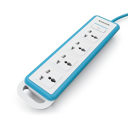 Anchor by Panasonic 16A 4 Socket Extension Board | 1 Universal Socket and 3 Standard Socket Extension Board with 1.5 Mtr Extension Cord | 4Multi Plug Socket for Home Wall, Office (22067)