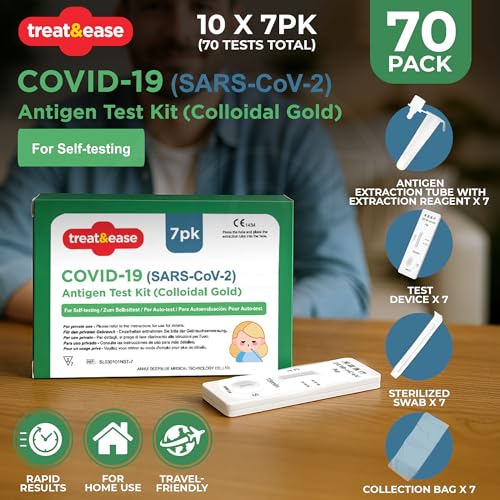 70pk Bundle of COVID-19 (SARS-CoV-2) Antigen Test Kit - Nasal