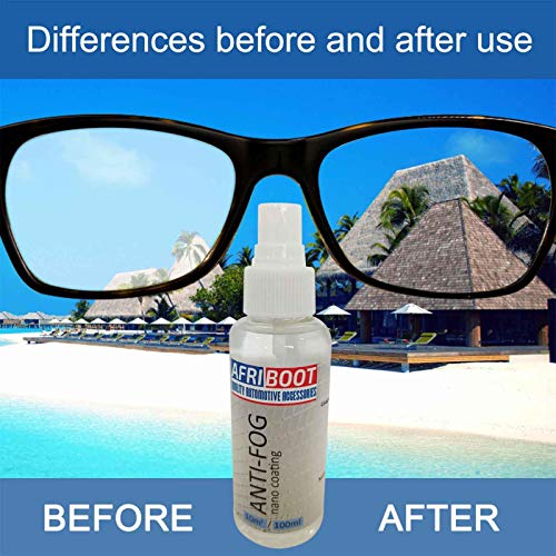 100ml Anti Fog Spray Car Window Glass Eyeglass Lens Cleaner Long Lasting Defogger for Glasses Ski Masks Window Auto Accessories - Image 5
