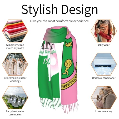 Scarf Soft wrap Imitation cashmere shawl Scarf Comfortable Scarves With Tassel for Women Evening Dress3