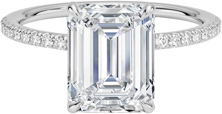 2 CT Moissanite Engagement Ring Colorless VVS1 925 Sterling Silver & 10K 14K 18K Solid Gold Entwined Moissanite Ring Christmas Gift For Her