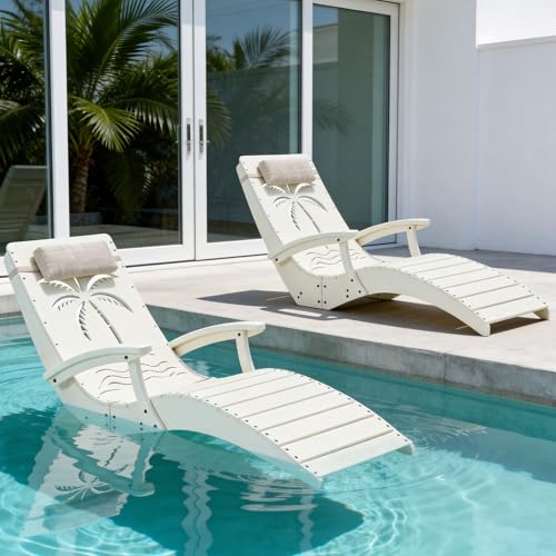 ZZWHOM Pool Lounge Chairs Set