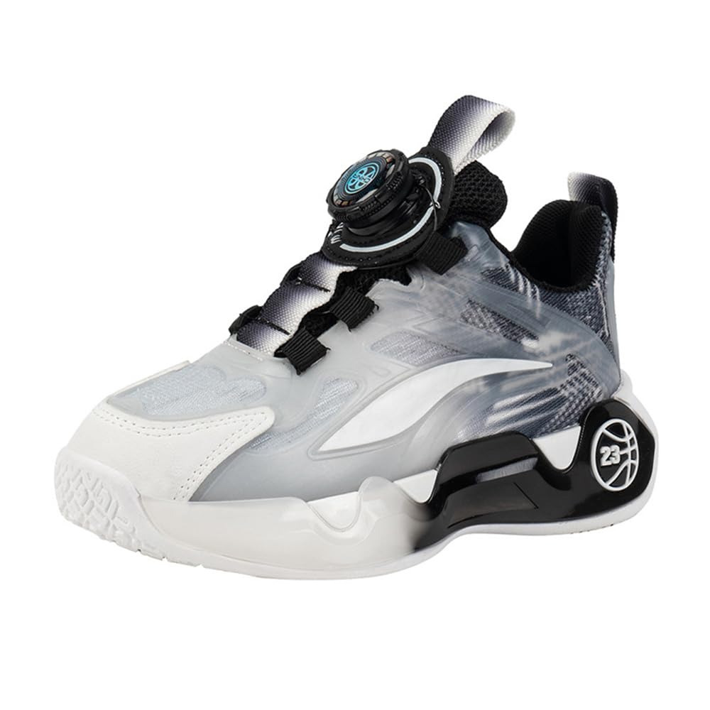 Hixingo Enfant Chaussure de Basketball Garçon Sneakers Baskets Enfant Filles Mode Baskets de Basket-Bal Hautes pour Chaussures de Sport, pour Mixte Homme Femme Jeunes