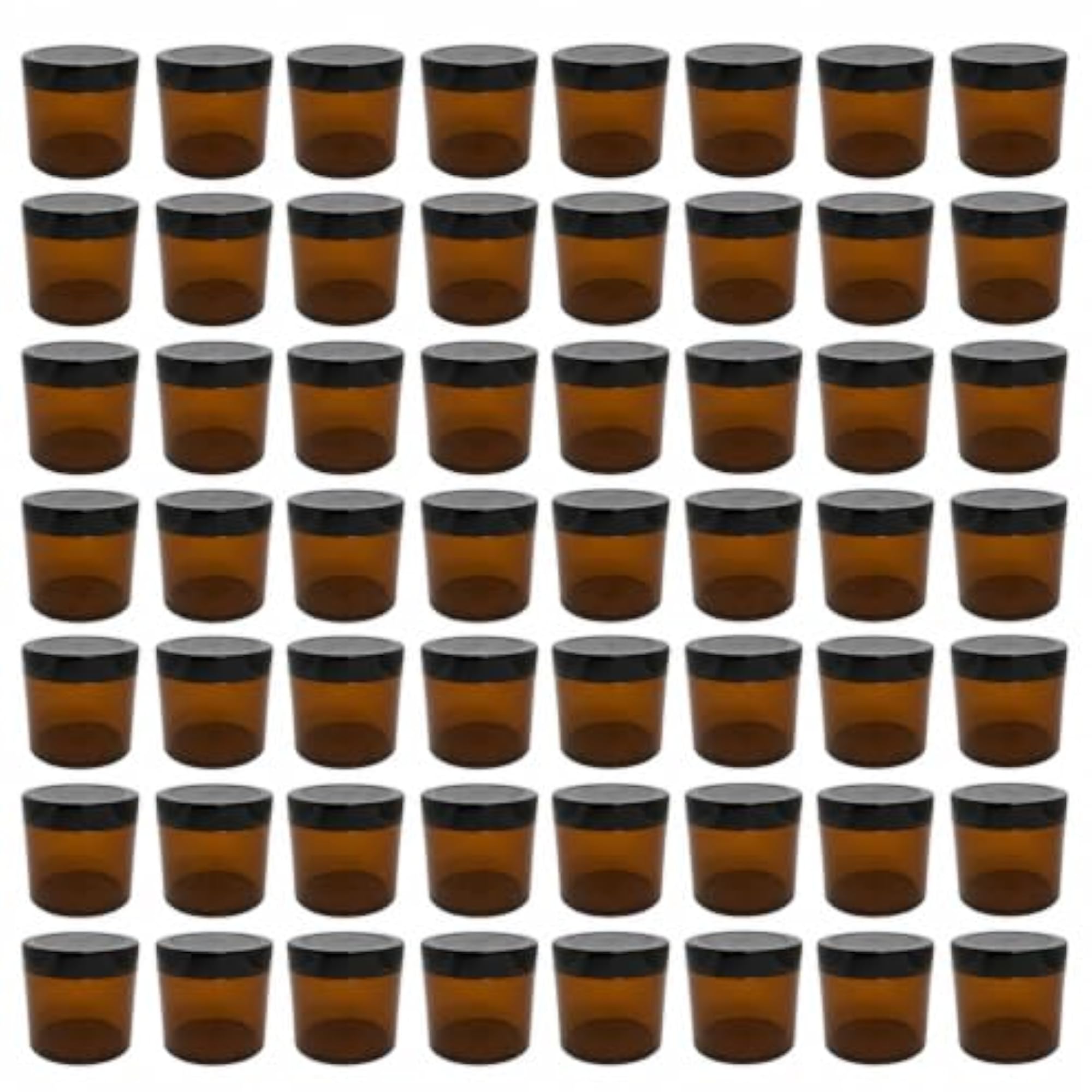 100 Gram Amber Color Acrylic SAN JAR for DIY Cosmetic Lipbalms