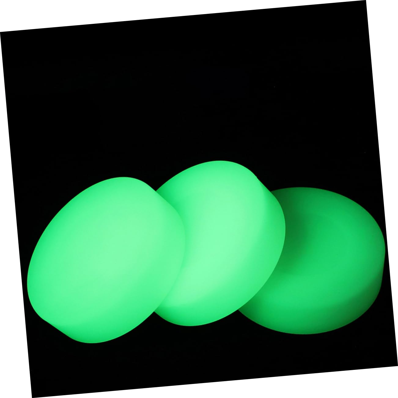HEMOTON 8pezzi Dischi Hockey in PVC Fosforescenti per Allenamento Adatti Giocatori Luminosi al Resistenti all Usura