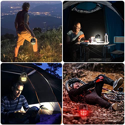 Tavaler Campinglampe Aufladbar, LED Camping Lampe USB C Camping Lampen 4000 mAh Akku Camping Licht 4 LED Leuchtmodi… - Image 8