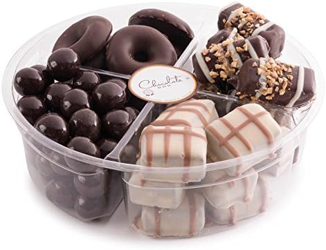 The Chocolate Bar - Premium Chocolate Gift Tray - 4 Section Holiday Gift Platter