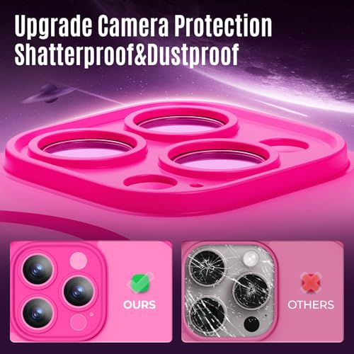 Image of Symcele Designed for iPhone 15 Pro Case, Hot Pink