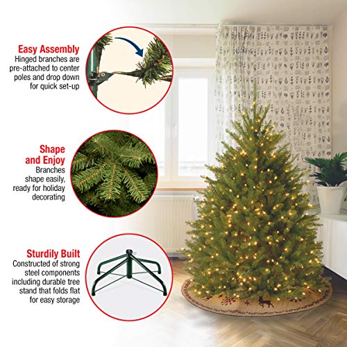 National Tree Company Artificial Mini Christmas Tree, Green, Dunhill Fir, Includes Stand, 4 Feet #TOP3