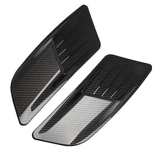 GALPADA 1Par Calcomanía de Capucha de Coche de Adornos de Ventilación para Motor Impermeables y Resistentes al Calor Diseño Moderno y Elegante para Vehículos