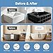 CARPOLY Tub and Tile Refinishing Kit, 35oz White Tile Paint with Tools, Water Based & Low Odor, DIY Bathtub Paint, Easy to Use for Bathroom, Kitchen, Porcelain, Floor,50-60sq.ft(White