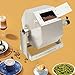 Commercial Coffee Bean Roaster Machine, 3.83Gal Stainless Steel Coffee Roaster for Home & Business, 5-45 RPM Adjustable Speed with Motor, Gas Stove-Compatible