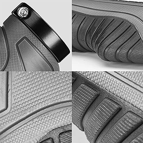 Mountain Bike Handlebar Grips, Double Lock-On Bike Grips For Mtb, Bmx With Non-Slip Grip, Yellow, 1 Pair #TOP4