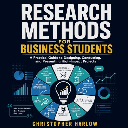 Research Methods for Business Students: A Practical Guide to Designing, Conducting, and Presenting High-Impact Projects Audio