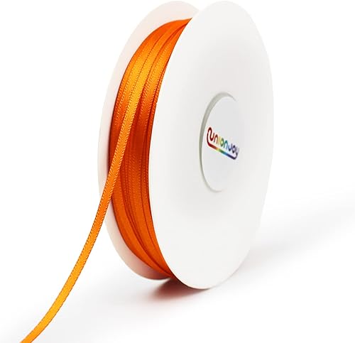 UnionJoy Cinta de 18 de pulgada de 100 yardas, cinta de satén de doble cara sólida para embalaje de regalos de bricolaje, fiestas, flores de boda,