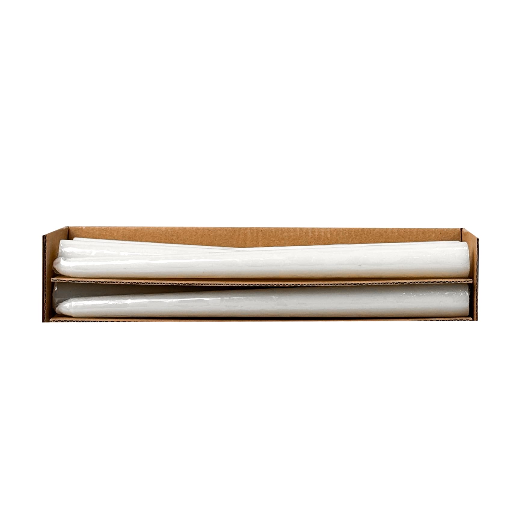 CW Studio Set di candele coniche non profumate, elegante design verticale scanalato, lunghe 7-8 ore di combustione, antigoccia, perfette per decorazioni per la casa, matrimoni, eventi e cene