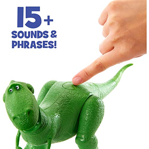 Toy Story 4 4 True Talkers Rex Figure, 7.8 In / 19.81 Cm-Tall Posable, Talking Character Figure With Authentic Movie-Inspired Look And 15+ Phrases, Gift For Kids 3 Years And Older​ #TOP2