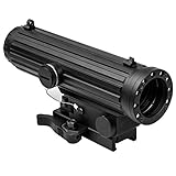 NcSTAR Lio 4X34 Scope/Red and White Led Nav Lights/Locking Qr Mount/Blue Ill. Mil-Dot