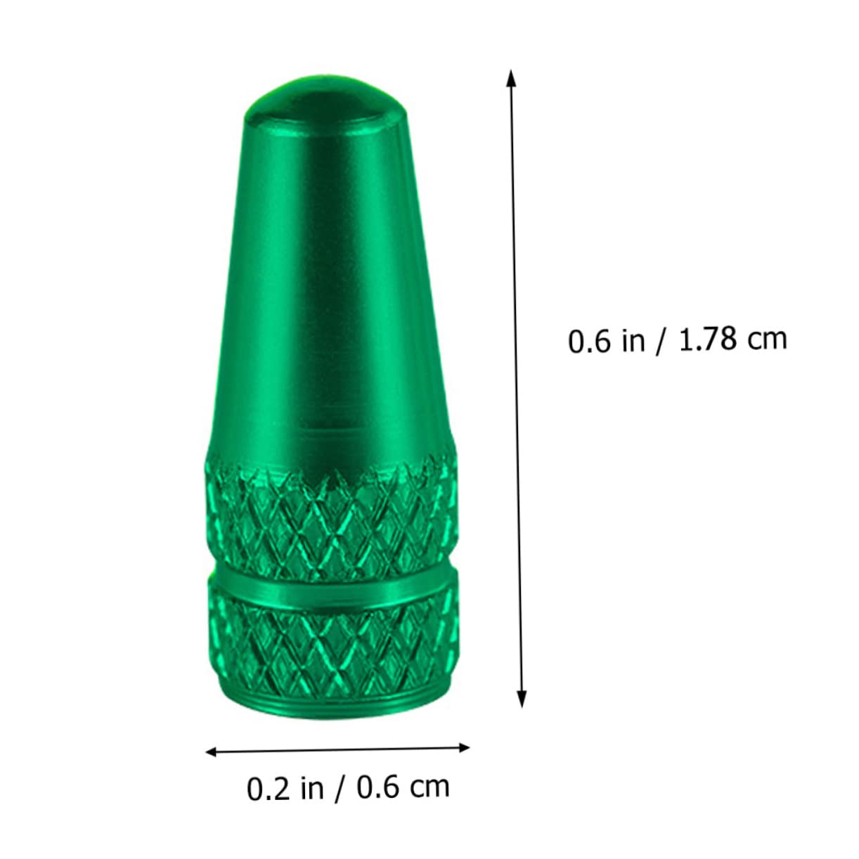 HONMEET 30pcs Aluminum Alloy French Style Bike Tire Caps Dust Cover Lightweight Bike Tire Valve Cap No Modification Needed Attractive Design Random Color