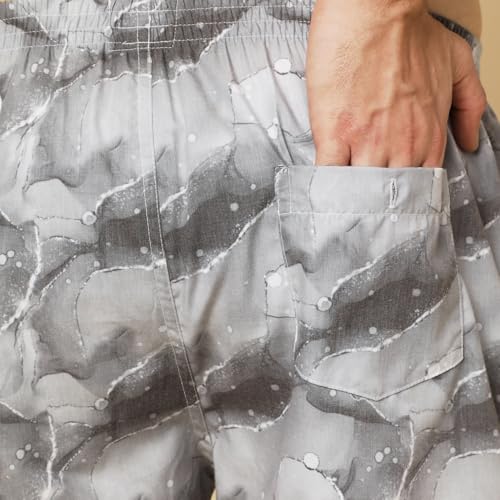 Image of Urban Scottish Ultra-Comfortable Men's Boxer Pants (Pack of 5) - 100% Cotton Material with A Stylish Print - Soft and Stretchy Elastic Waist Band - Dynamic Movement and Hardwearing Stitching