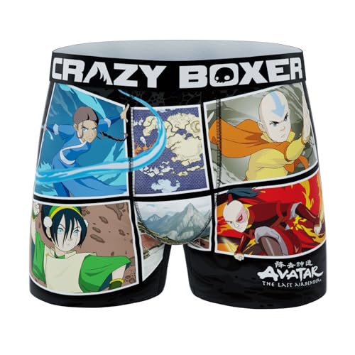 CRAZYBOXER Men's Underwear Avatar Stretch Lightweight Boxer Brief Comfortable (3 PACK)2