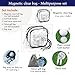 E TRUEE Golf Ball Marker and Golf Divot Tool with Magnetic Clear Golf Ball Bag, Multipurpose Set, Golf tee, Golf Ball Holder Bag, Golf Accessories, Golf Gifts for Men Women