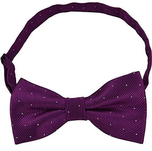 Image of AUSKY 8 PACKS Elegant Adjustable Pre-tied Bow Ties for Men Boys (1&4&5&6&8 Pack for option)