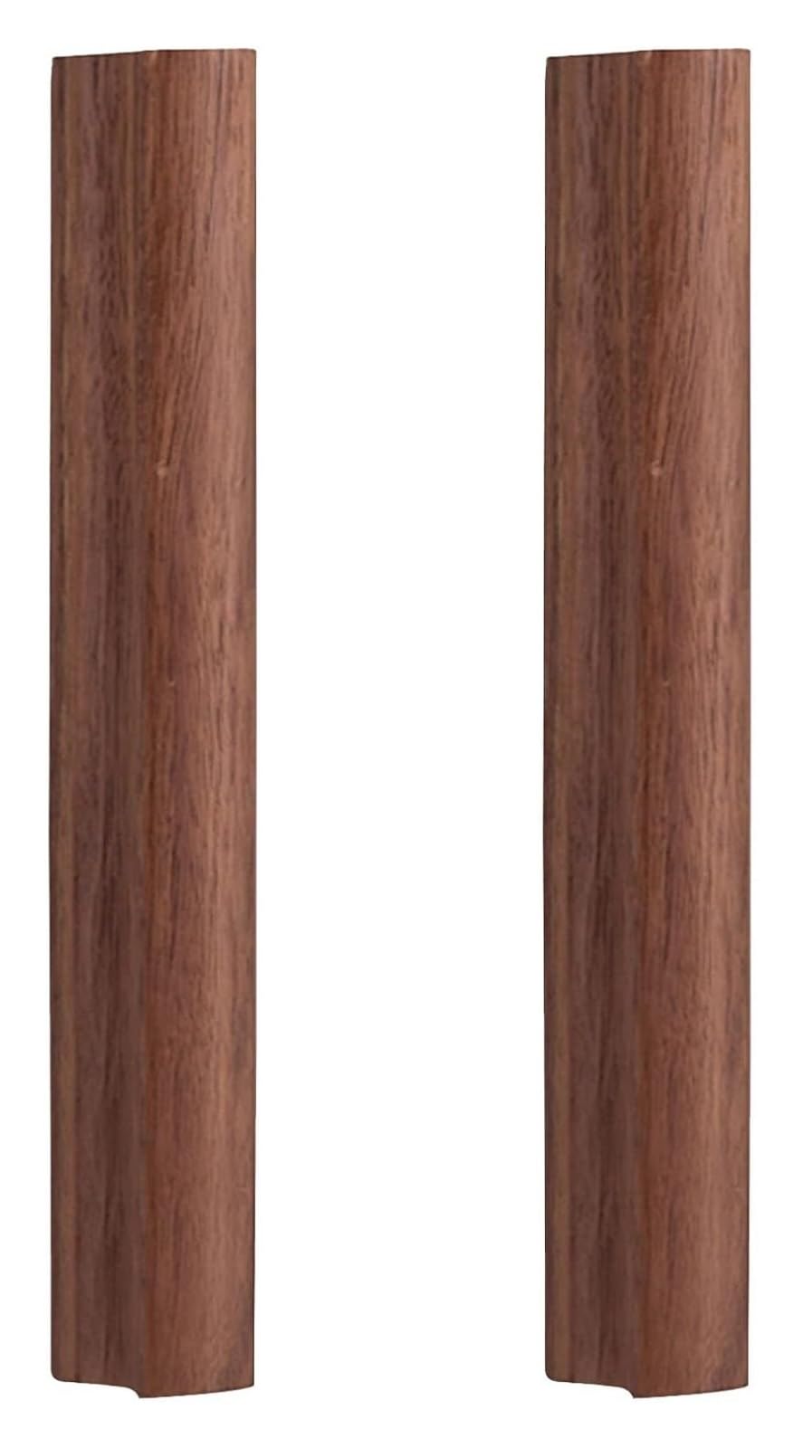 Mbhhu One Color Hidden Drawer Pulls，2 Pcs Cupboard Wooden Handle Solid Wooden Drawer Pull Wood Kitchen Pulls Handles Furniture Hardware Door Handle Pulls,For Furniture Bathroom Cabinets(Hole Spacing 192Mm)