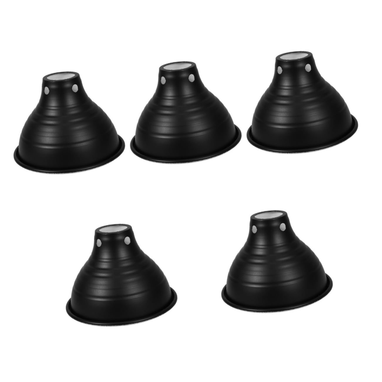 Cabilock 5 Piezas luminarias para reptiles accesorio de tanque de reptil cúpula de lámpara de reptil calentador reptiles Accesorios de iluminación para reptiles pantalla de reptil planchar