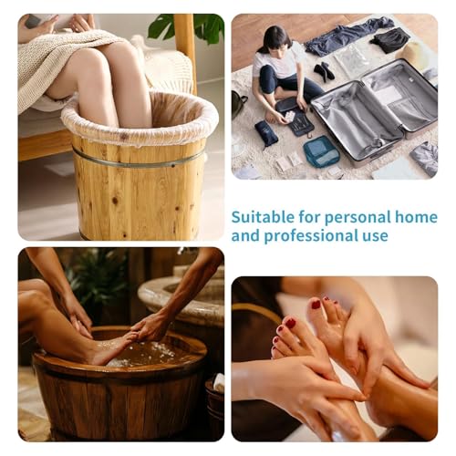 25 piezas liners desechables para pedicura de pies miniatura 6