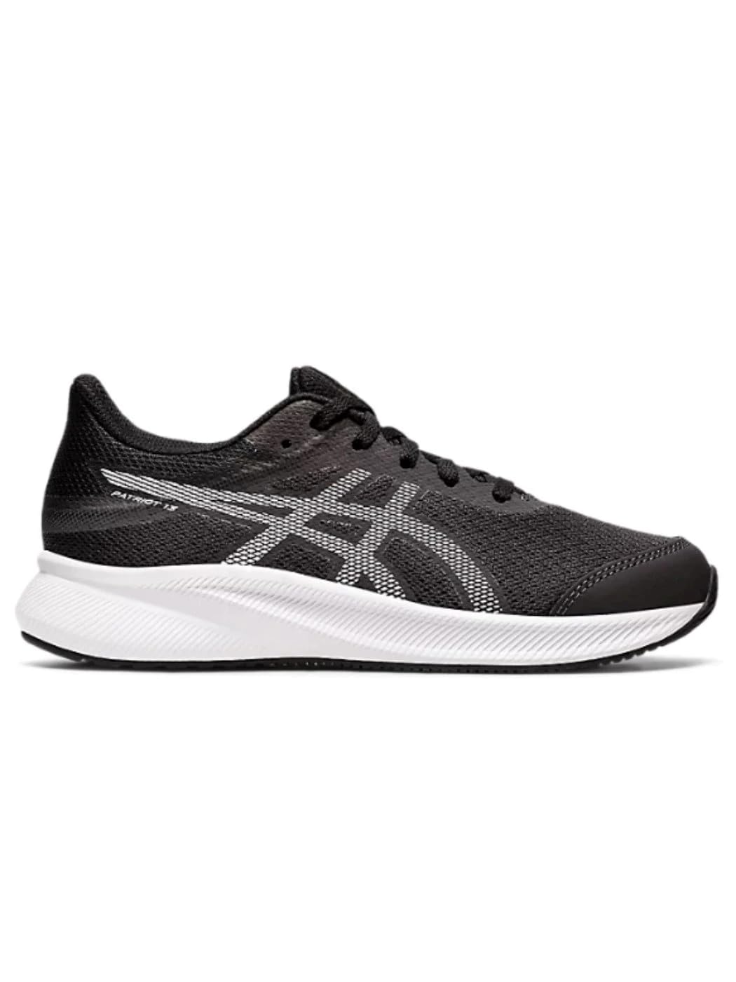 ASICS Zapatillas de Running para Niños Patriot 13 Negro, Correr Unisex Adulto, Graphite Grey/White, 40 EU