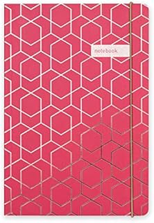 Matilda Myres Notebook - A5 Lined - Ivory & Rose Gold