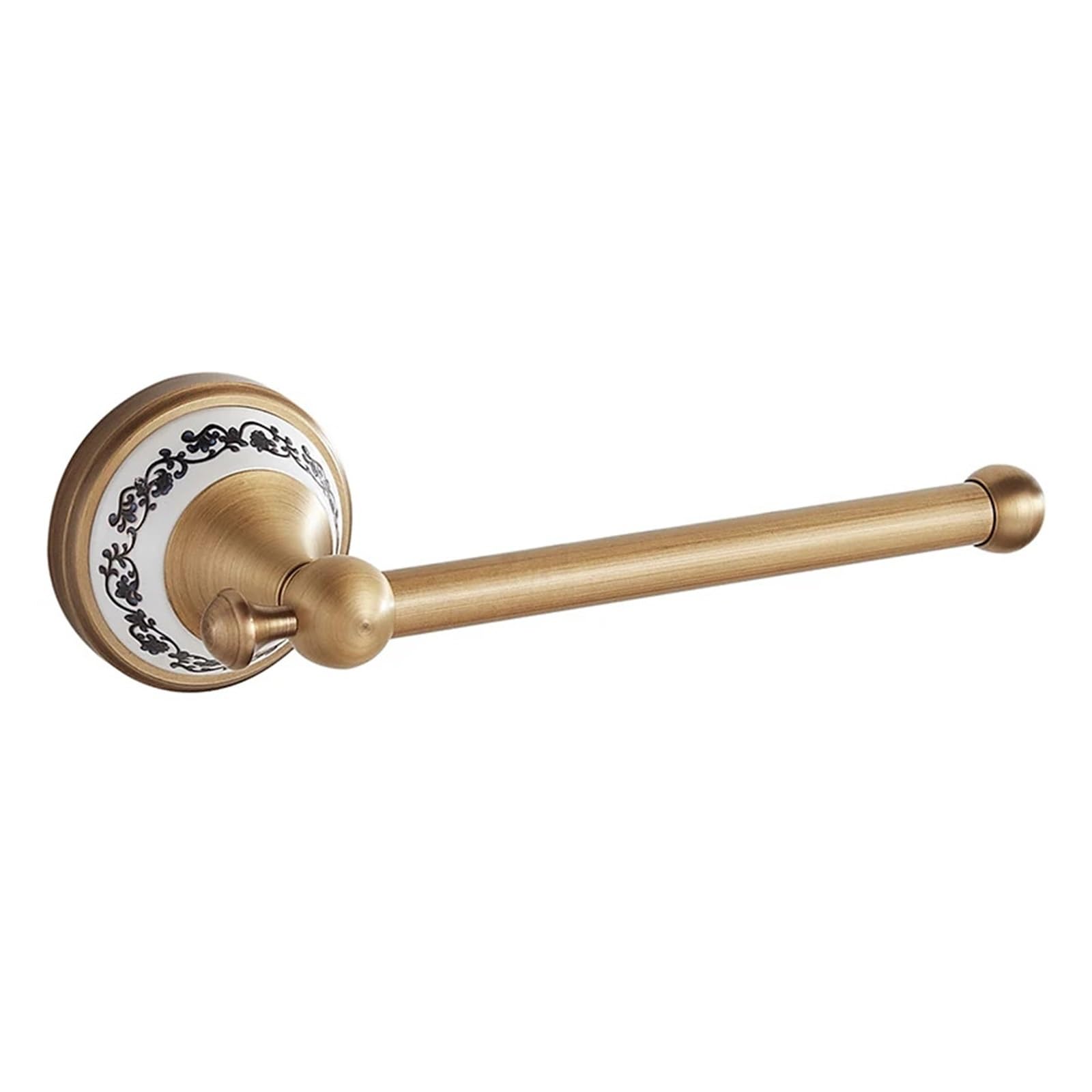 Brushed Brass Toilet Paper Holder, Brushed Antique Brass Gold Wall Mount Toilet Paper Roll Holder Bathroom Multiple Sizes