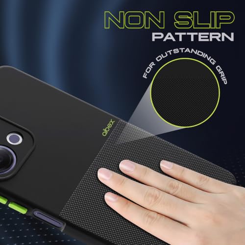 Image of AIBEX Premium Back Cover Case Compatible for Vivo Y21 5G / Vivo Y11 5G | Scratch & Drop Tested Shockproof Matte Texture Case with Soft Microfibre Lining | Slim Fit with Anti-Scratch Finish - Black