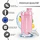 Protein Shaker 700 ml „Heaven“ auslaufsicher, BPA frei mit einklickbarem Sieb & Skala für Cremige Whey Shakes, Gym Fitness Becher für Isolate & Sport Konzentrate, Eiweiß Shaker, Original in Coral Pink