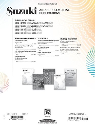 Suzuki Guitar School, Vol 3: Guitar Part, Book & CD - Image 2