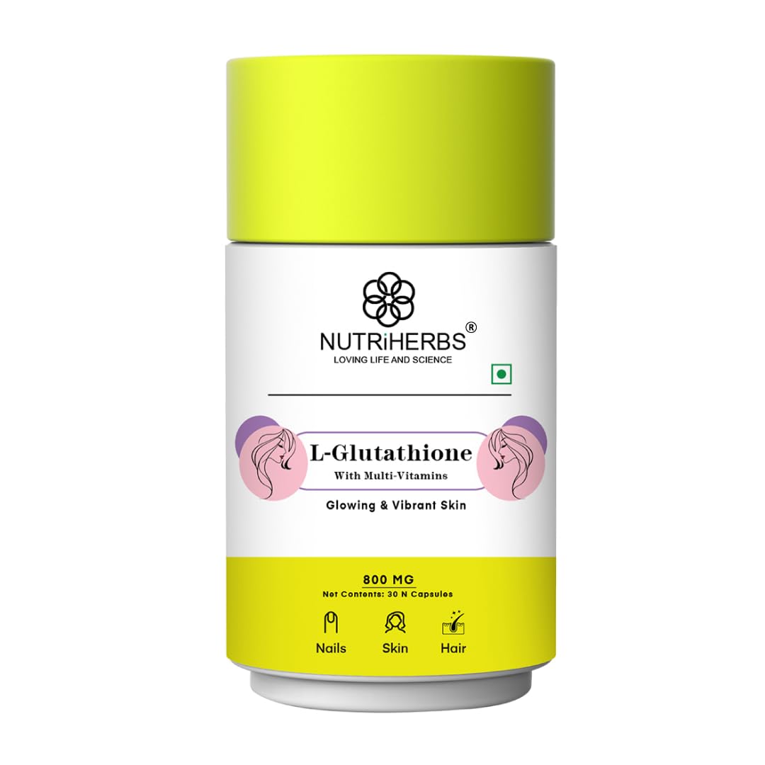 Nutriherbs L Glutathione Capsules With Vitamin C Vitamin E Grape
