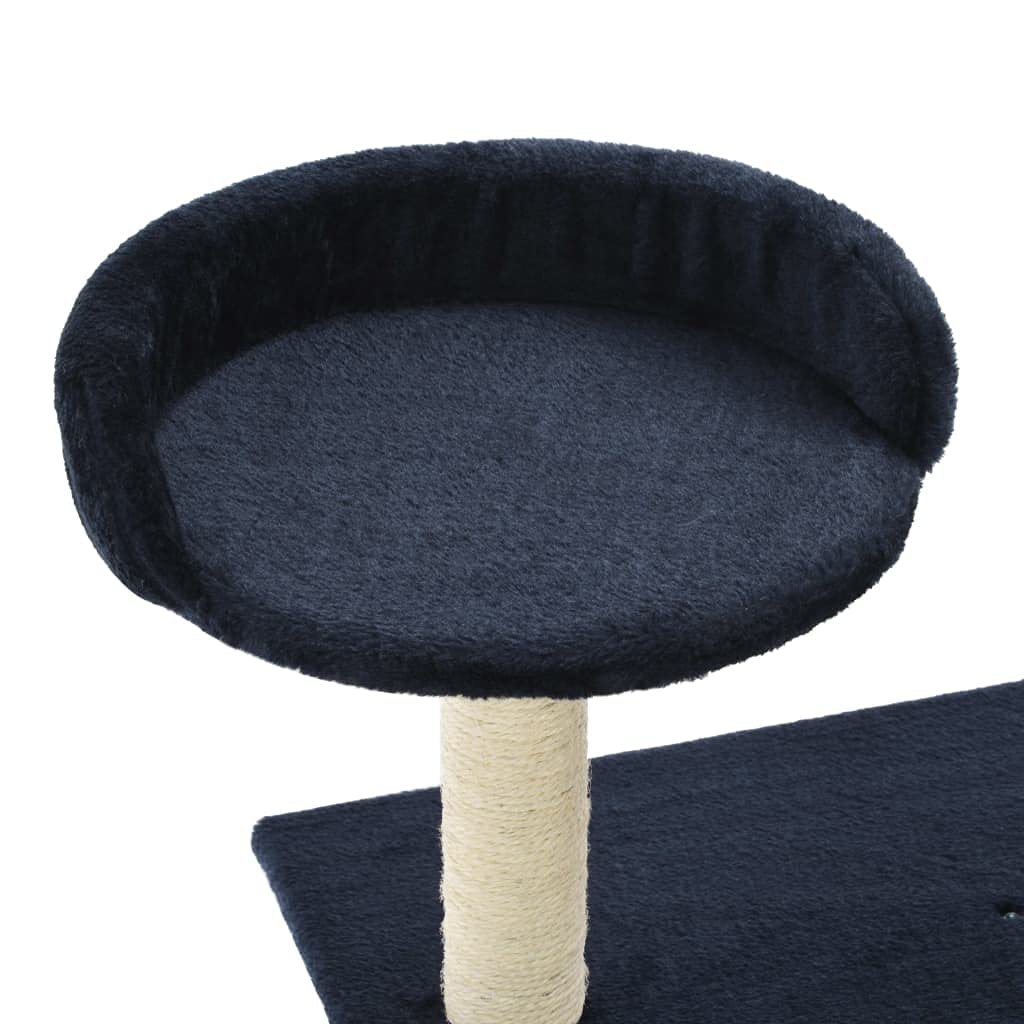 Sizal 95 cm ciemnoniebieskie drzewo dla kota drapak