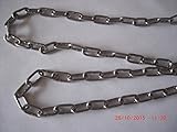 kurzgliedrig 1m Schweißkette 3mm x 16mm kurzgliedrig DIN 5685 EDELSTAHL V2A Niro Kette