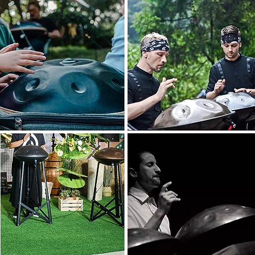 Handpan Steel Drum de 9 Notas Azul 22 pulgadas miniatura 5