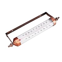 Vista 7 de MUMTOP Termómetro de ventana para exteriores, medidor de temperatura exterior de 10 pulgadas, ángulo ajustable para patio, hogar, jardín