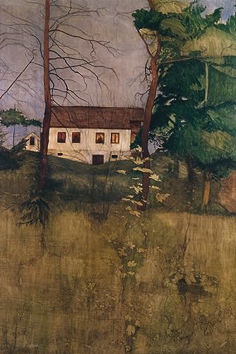 Poster Harald Oscar Sohlberg Landstedet toile sans cadre GerRit 58x90 cm