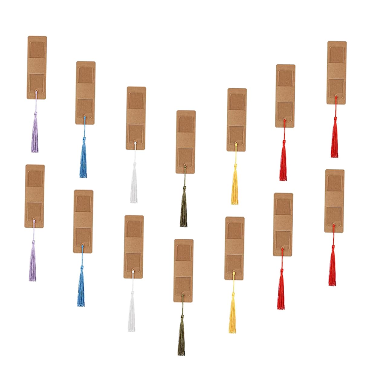 OSALADI 150 Set Di Segnalibri Segnalibri Vuoti Etichette Per Donne Per Nappe Colorate Decorativi In Acrilico Etichette Per Libri