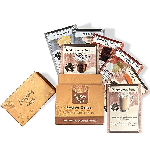 101+ Coffee Recipe Cards