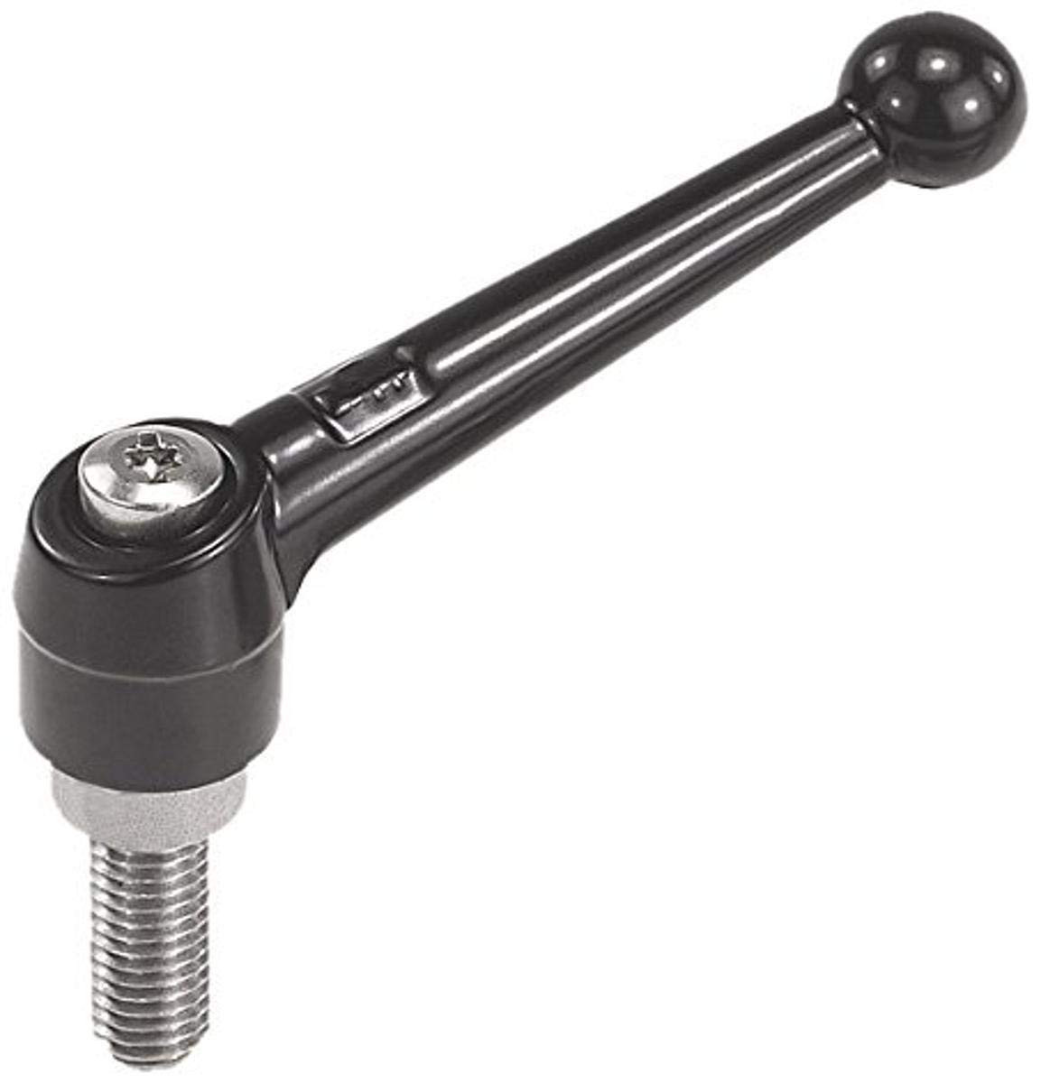 Kipp 06431-2A31X60 Zinc/Stainless Steel Adjustable Handle, 5/16-18