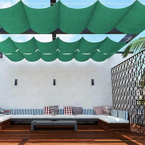 Couverture d'ombrage rétractable pergola anti-UV avec auvent réglable